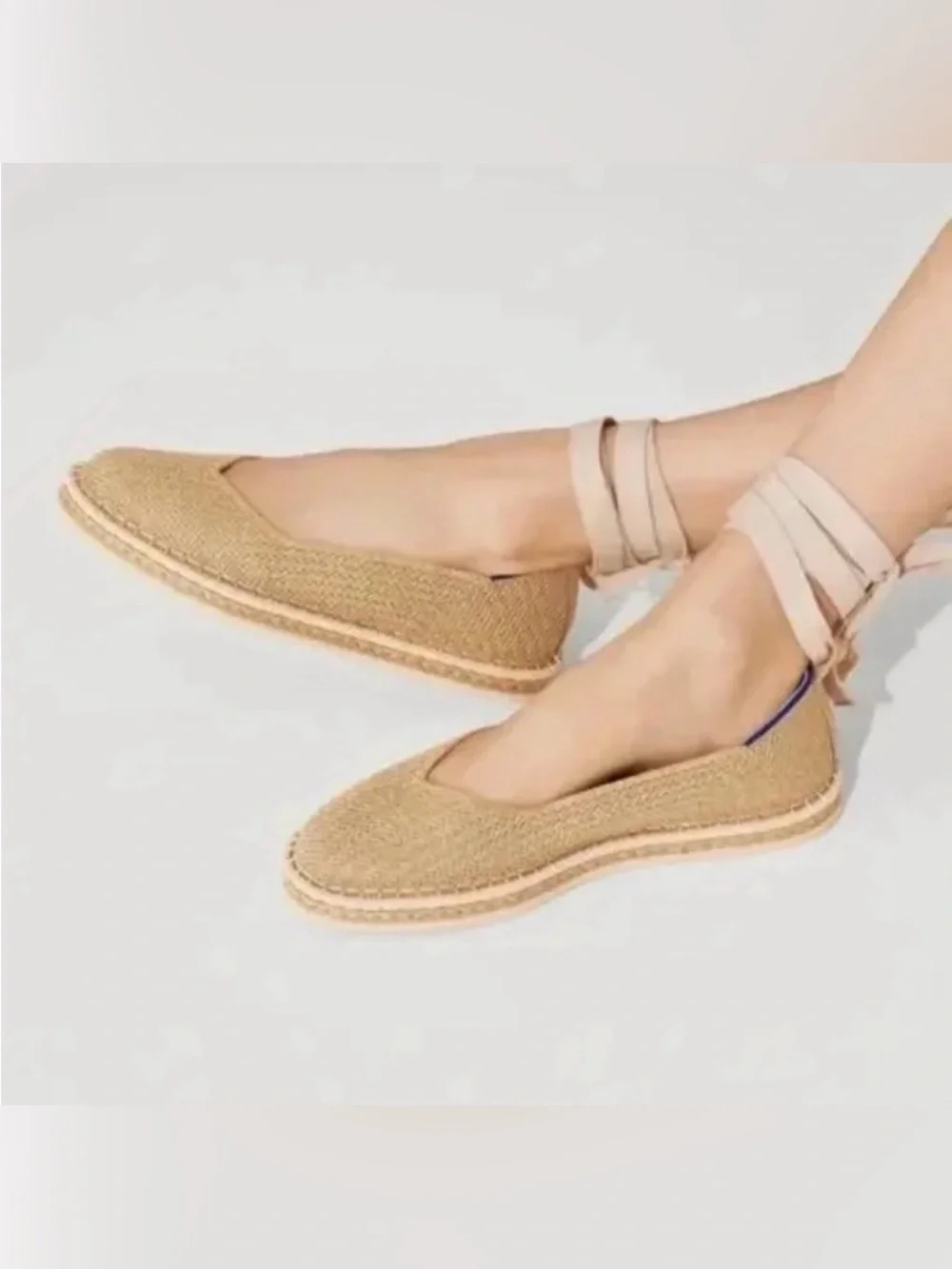 Rothy’s The Espadrille Gold Stripe